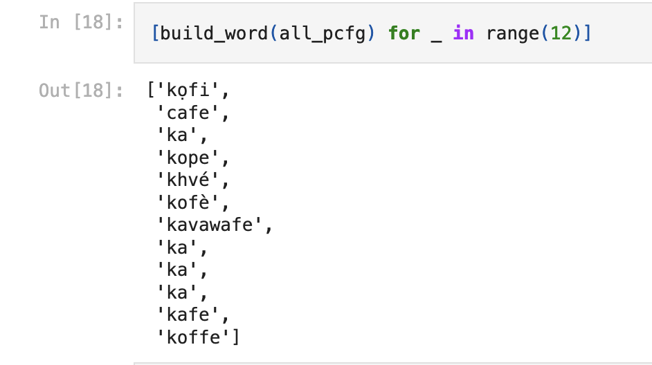 Kava Brewer output screen